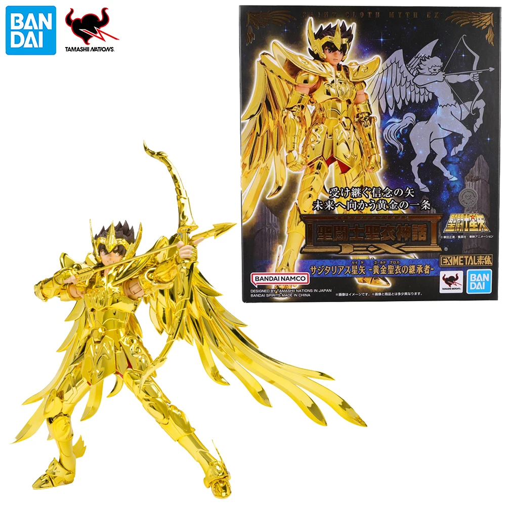 [In-Stock] BANDAI Saint Seiya Myth Cloth EX Sagittarius Seiya (Inheritor of the Gold Cloth Ver.) 170mm Exclusive Action Figures