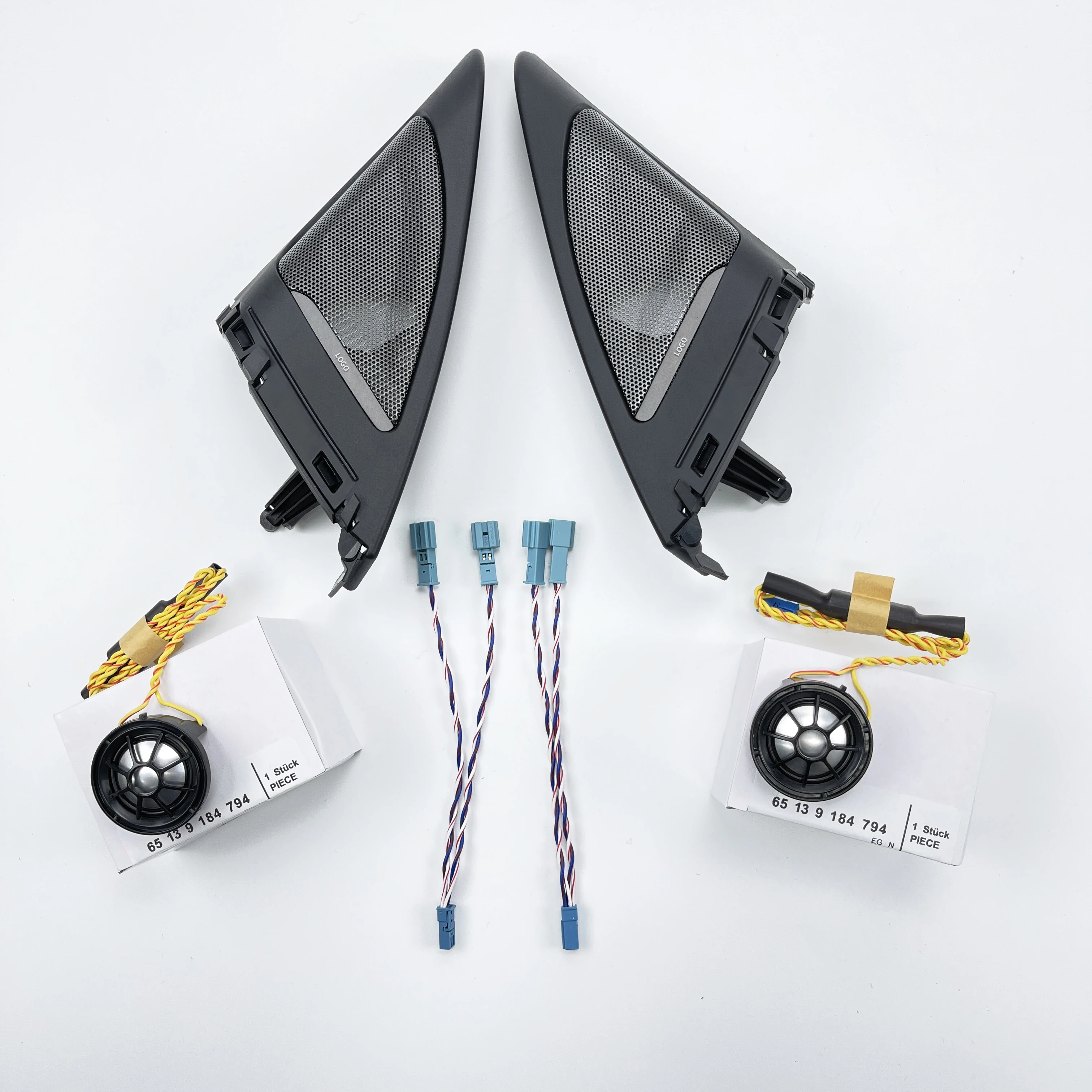 

Car Front Door horn Panel specializing Tweeter Cover Loudspeaker Kit For Bmw F34 3GT 3 Series High Quality Speaker Audio Upgrade