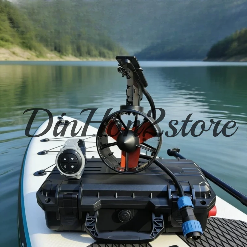 Paddle board electric fin motor thruster