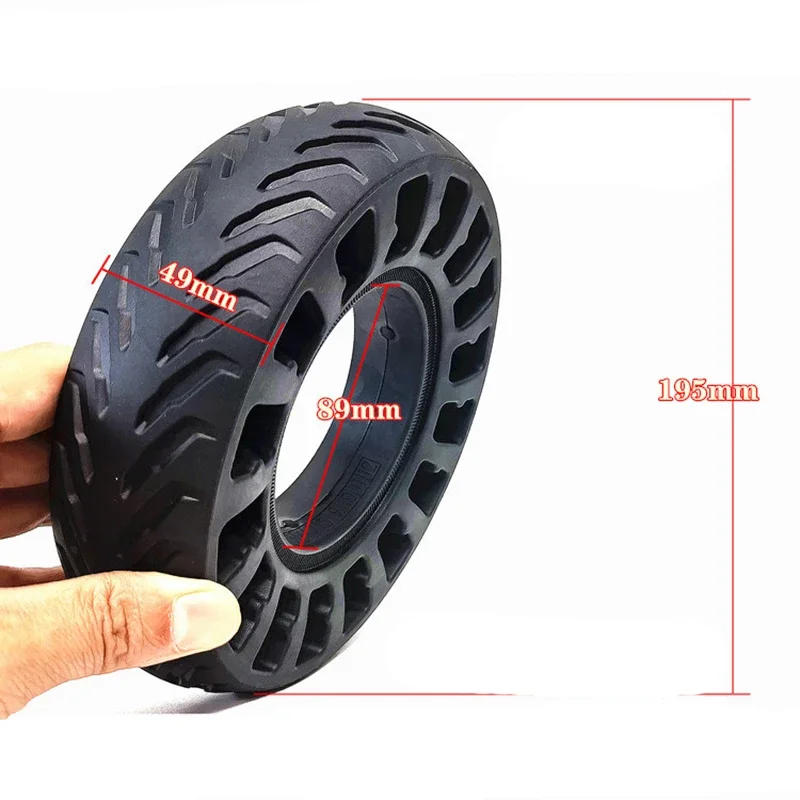 8 Inch 200x50 Honeycomb Solid Tires 200*50 Explosion-Proof Tubeless Tyres For Small Dolphin Front/Rear Wheel Electric Scooter