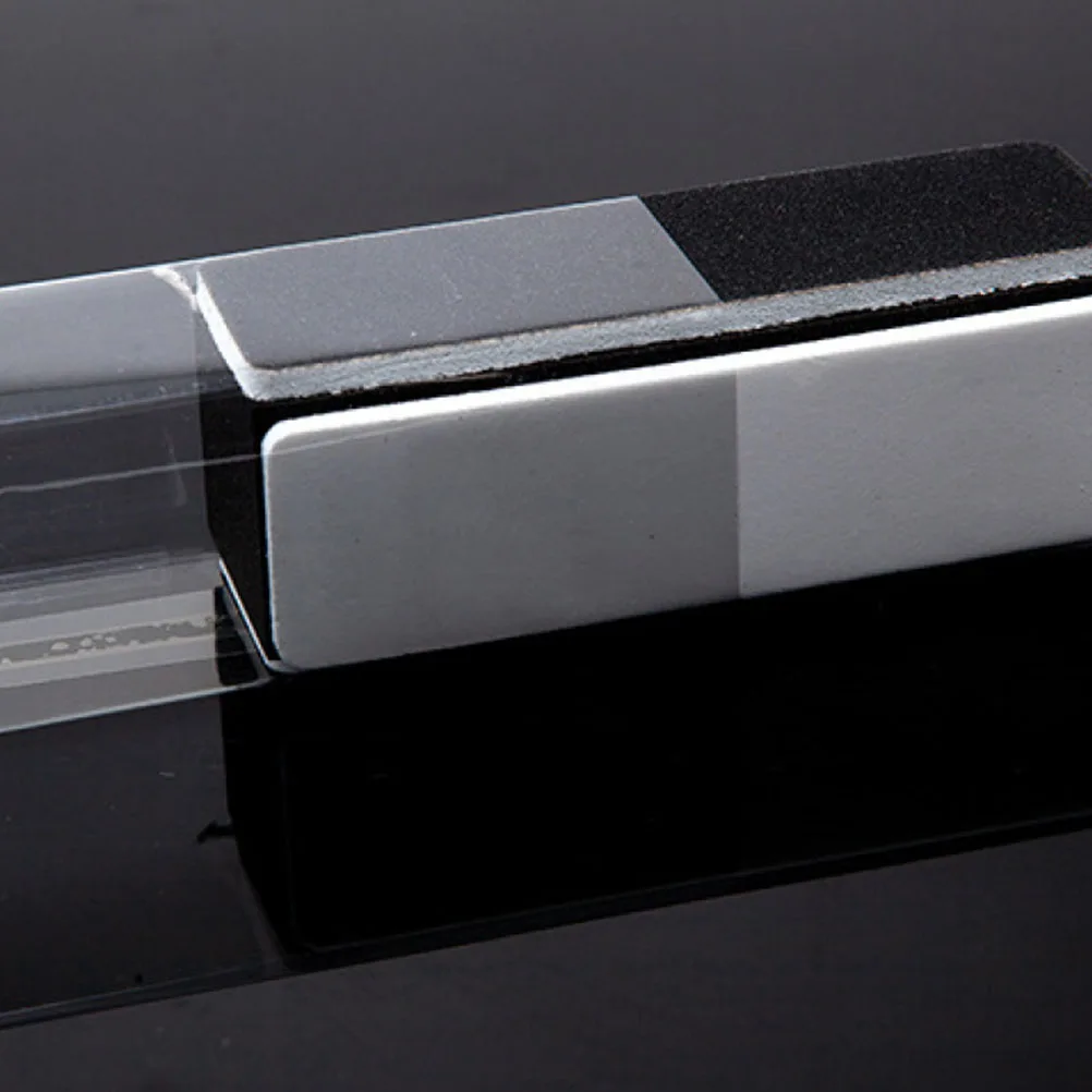 10 個研磨ボード爪やすり 4 面テクスチャードバッファ天然偽爪用木材金属アートワークサンディング Diy マニキュアツール