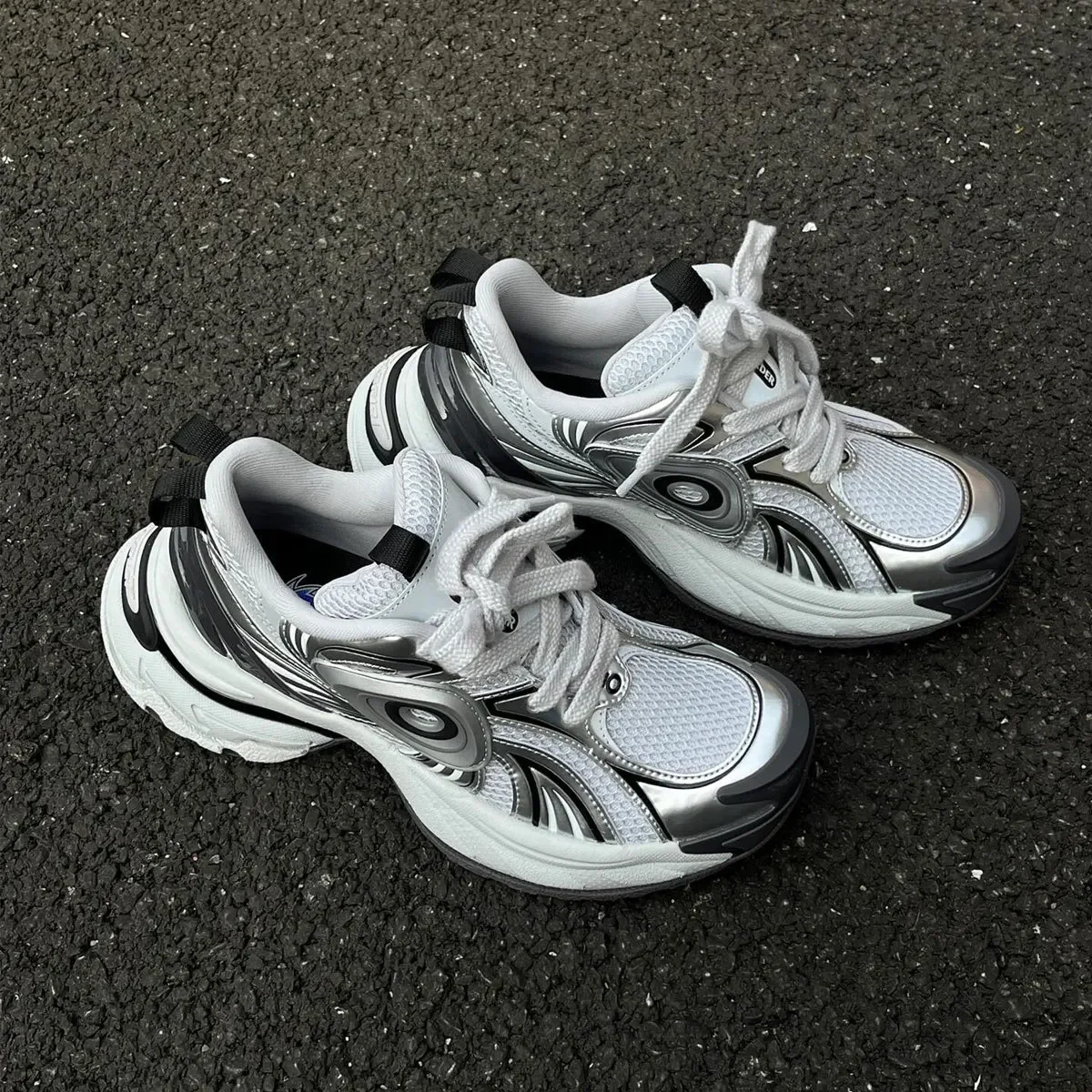 

Men Women Sneakers Plus Size 41 42 43 Women's Casual Shoes Fashion Chunky Sneakers Woman Thick Sole Sport Shoes Big Size Shoes
