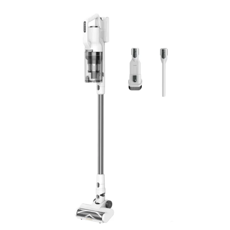 Lightweight cordless powerful vacuum cleaner, removable battery, with self-cleaning dust removal tool, suitable for deep