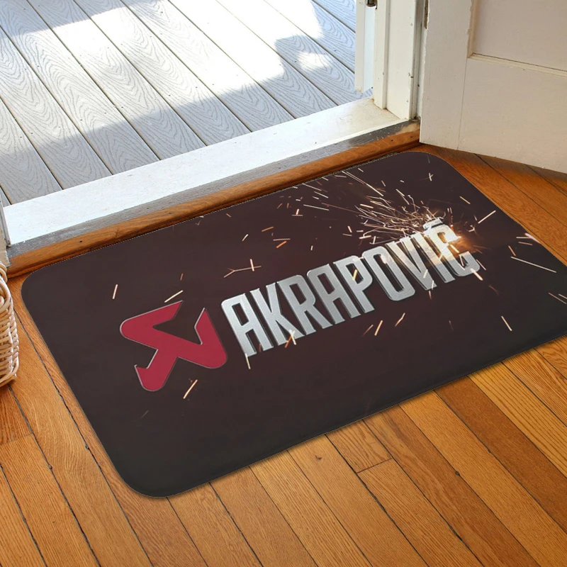 Custom Doormat Entrance Door G-Akrapovic Corridor Kitchen Rug Hallway Room Floor Carpet Porch Foot Mat Non-slip Slip-resistant