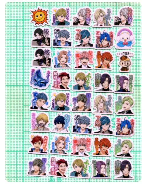 สติกเกอร์น่ารัก DIY ลาย RIDE KAMENS ขนาด 3 ซม. จำนวน 40 ชิ้น