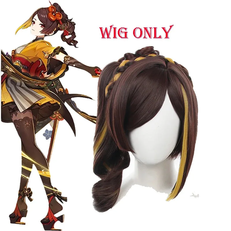 Disfraz de Chiori, conjunto completo de disfraz de Chiori, vestido, peluca, zapatos, juego de Anime Genshin Chiori, traje de Cosplay, disfraz de impacto