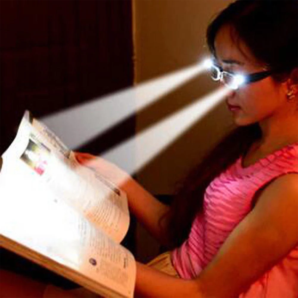 Multi pevnost čtení brýle LED muž žena unisex dioptrické brýle brýlové diopter lupa lehký nahoře noc presbyopický brýle