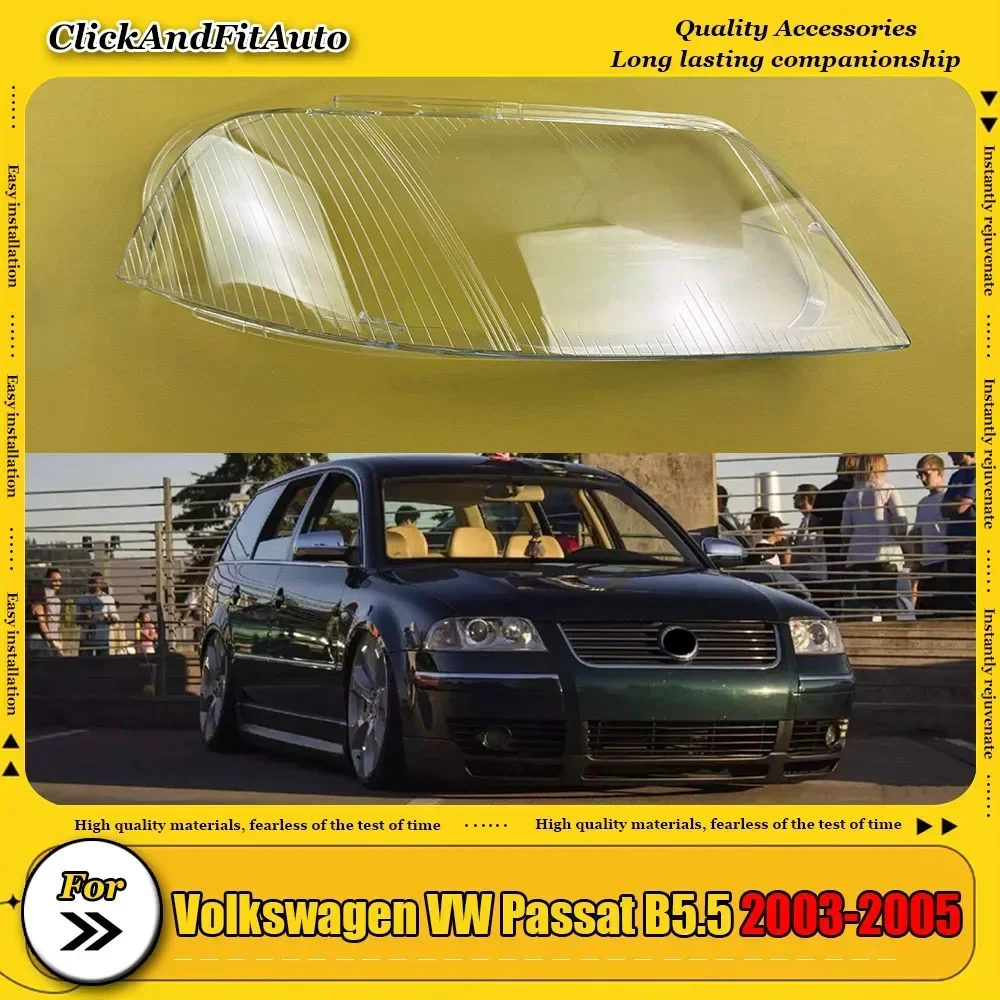 

For Volkswagen VW Passat B5.5 2003-2005 Kap Lampu Transparan Penutup Lampu Depan Penutup Lampu Depan Kerangka Lensa Plexiglass