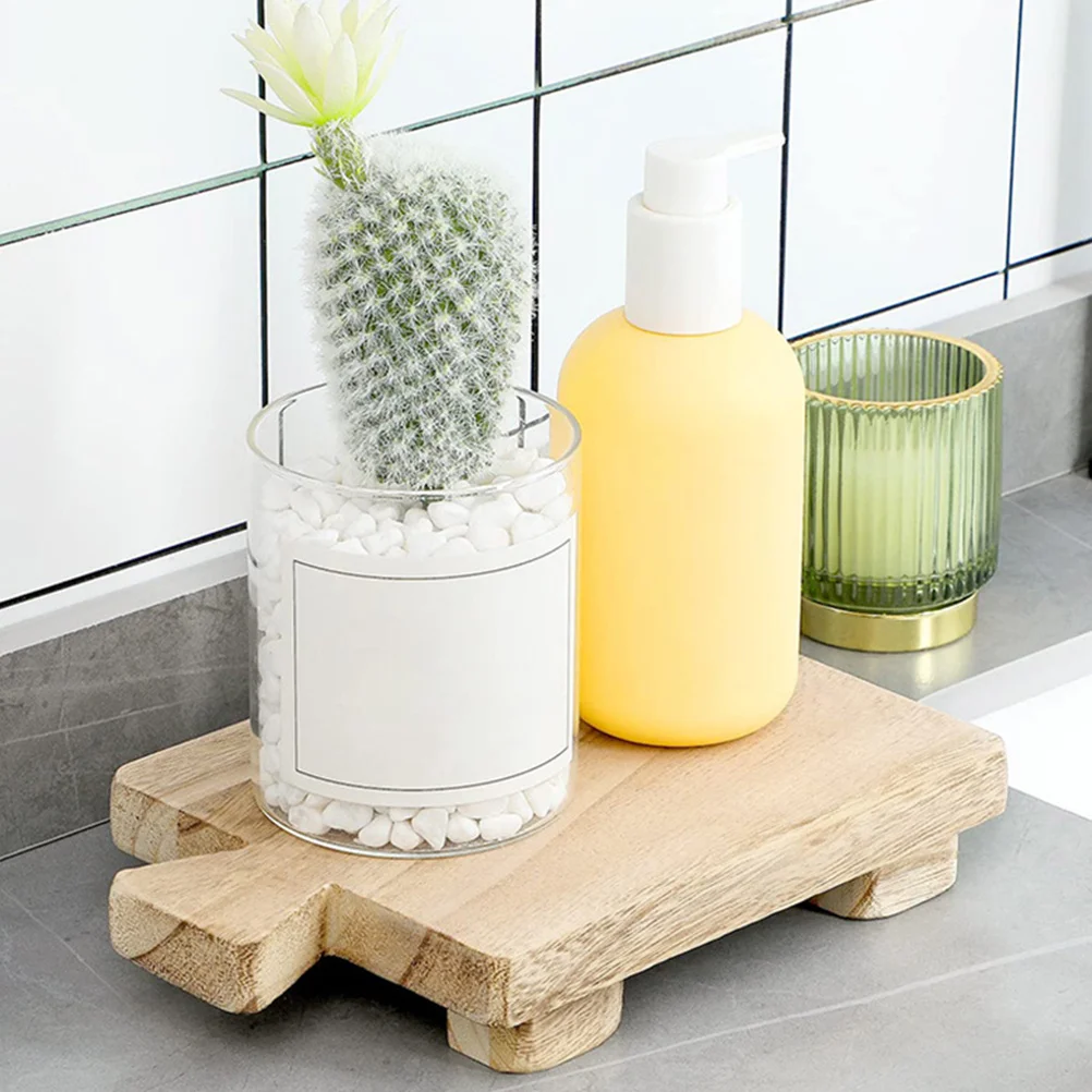 

Wooden Soap Rack Creative Home Storage Tray Hygienic Design Kitchen Bathroom Accessories Wooden Footstool