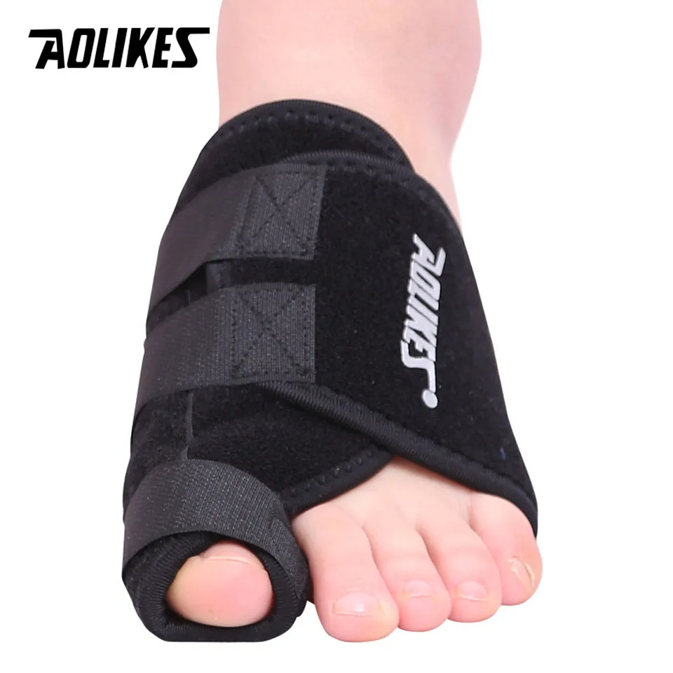 AOLIKES 1PCS Toe Thumb Valgus Orthopedic Band Adjustable Spring Support Correction Belt Foot Strap Protectors Fixed Sport Safety