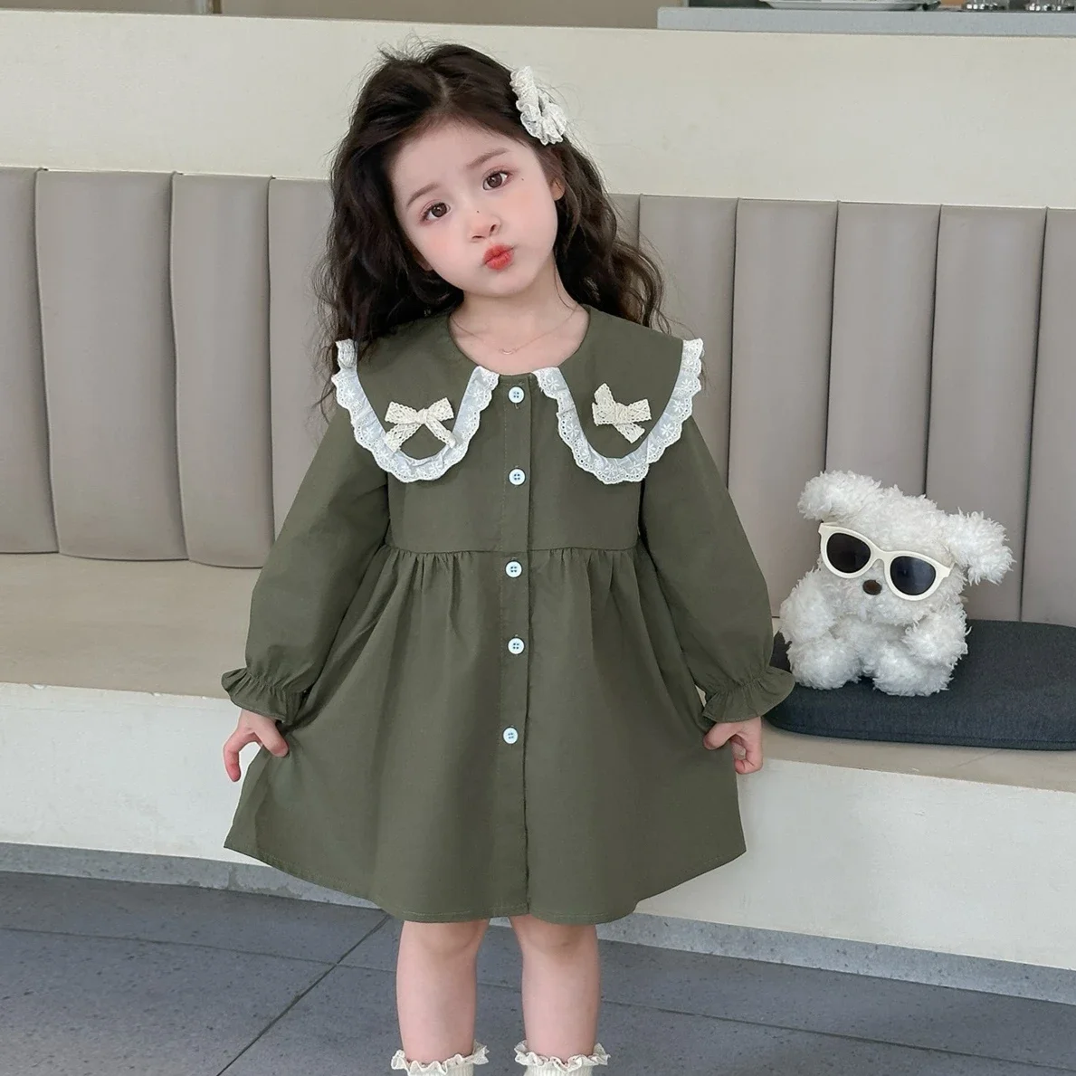 saia-para-meninas-2026-nova-colecao-primavera-e-outono-vestuario-infantil-vestido-de-gola-de-boneca-em-cor-solida-estilo-casual-simples
