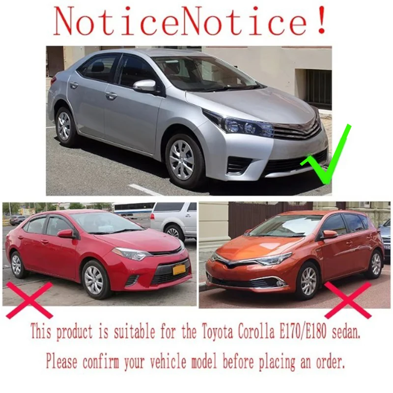

For Toyota Corolla E170 E180 Accessories Sedan 2014-2019 Car Front Rear Window SunShades Covers Anti UV Visors Heat light Shield