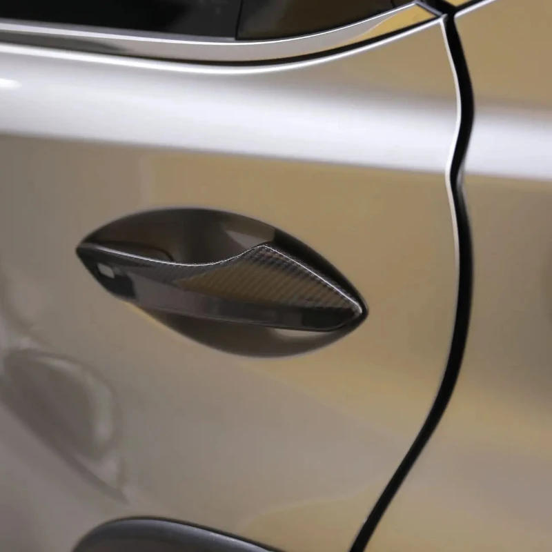 

For LEXUS NX200 RX300 450h Real Carbon Fiber 2014-2020 Handle Sticker External Door Handle Exterior Trim Body Kit Modification