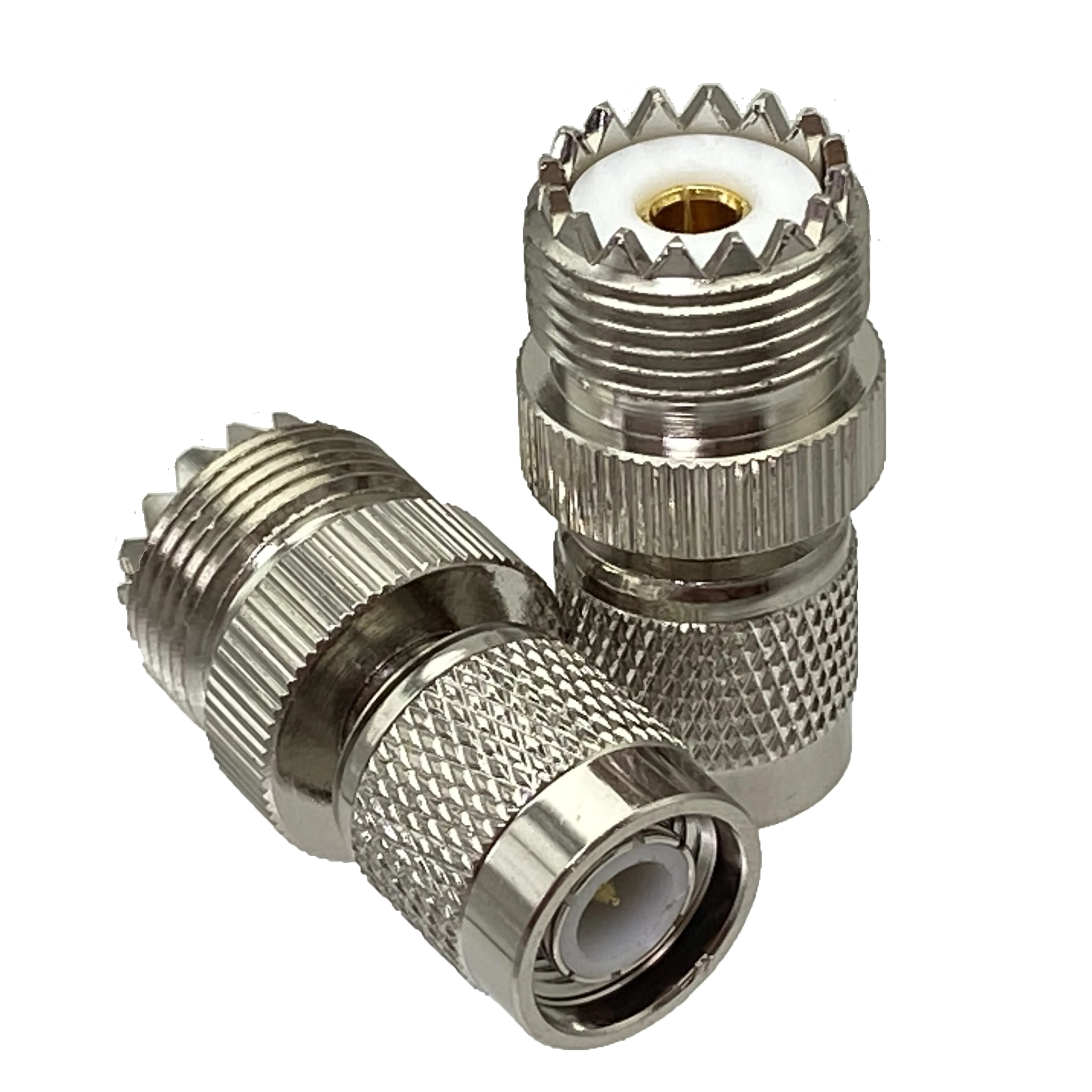 1Pcs Adapter UHF PL259 SO239 to TNC Male Plug & Female Jack Straight RF COAXIAL Connector Wire Terminals