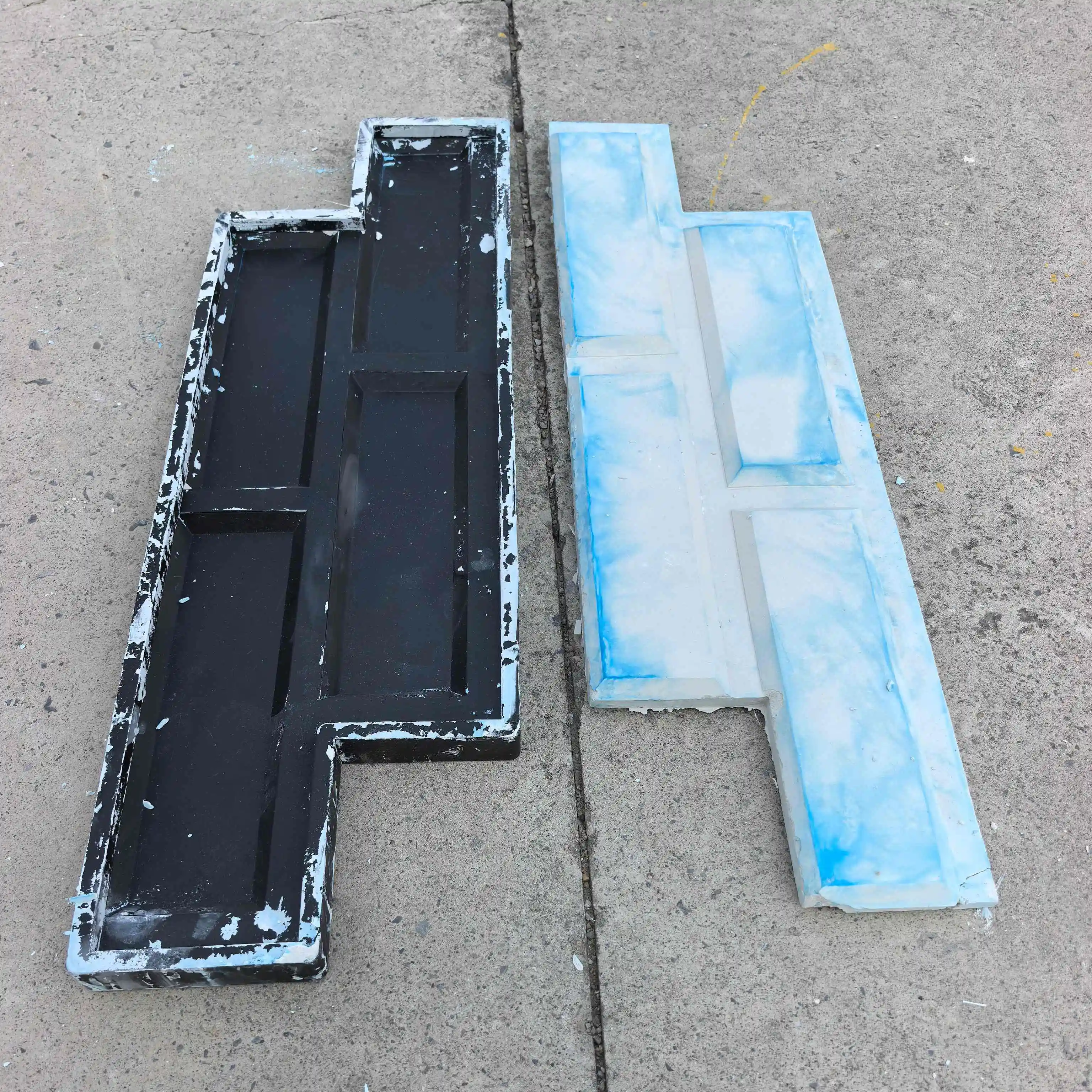 Retro exterior wall tiles - irregular antique-style brick molds - artificial cultural stone - imitation stone silicone molds