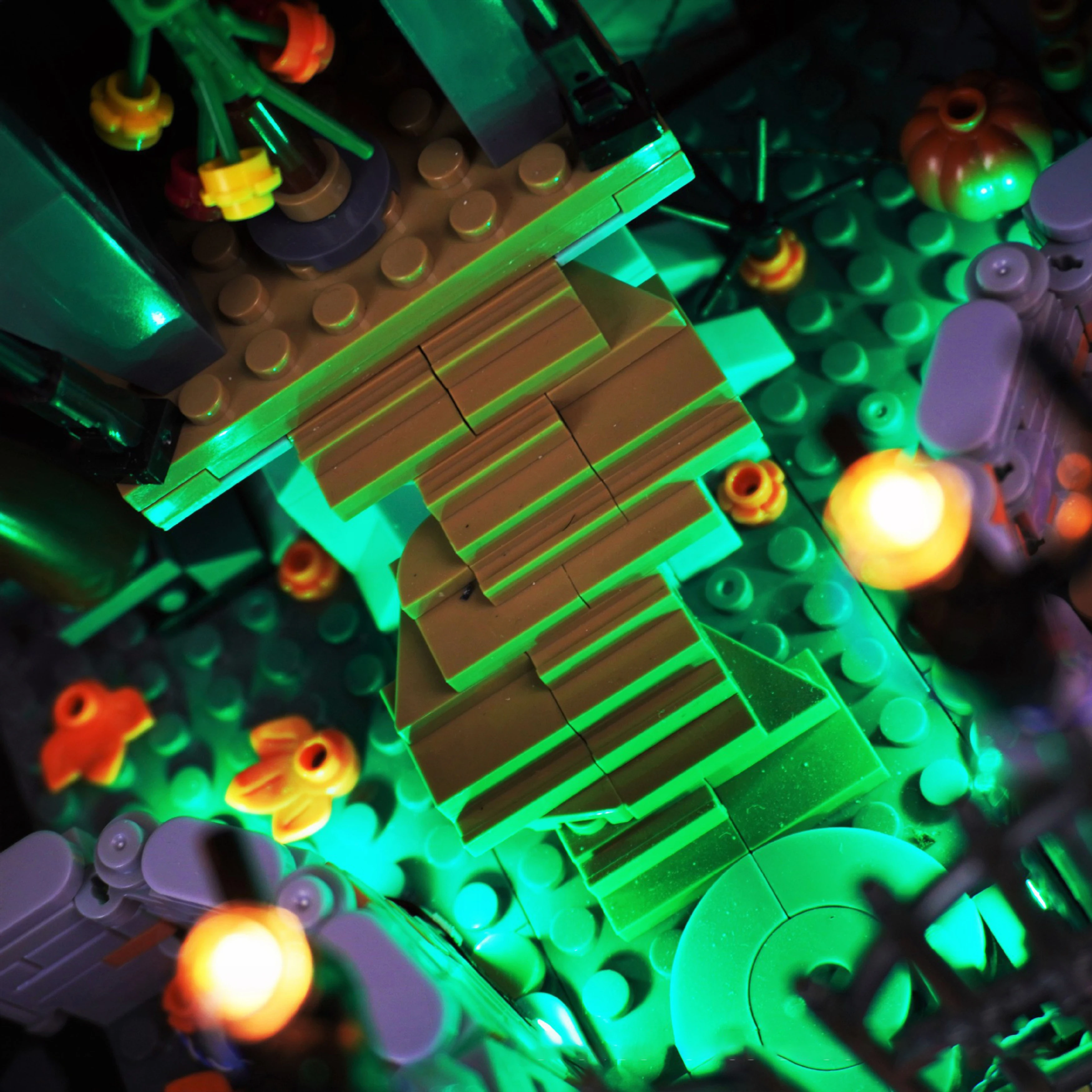 Kit d'éclairage LED pour blocs de construction, bricolage, pour scène de nuit d'halloween 21351, modèle de télécommande, accessoires d'éclairage pour la décoration