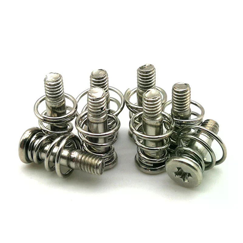 Nickel Plated GPU Graphics Card Plate Heatsink Screws Spring Screws Parts 10pcs