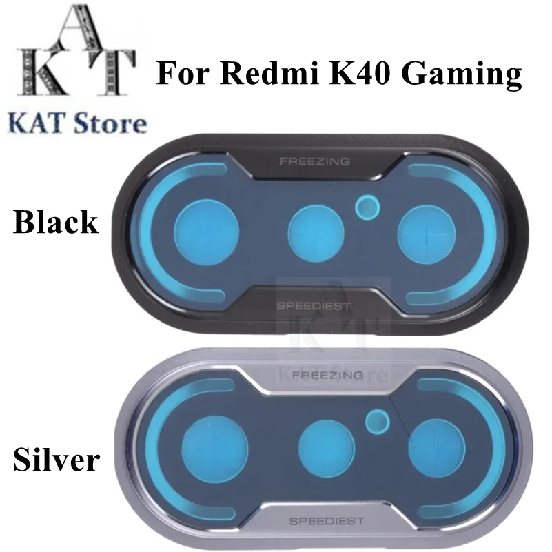 

KAT For Xiaomi Redmi K40 Gaming Rear Camera Frame Cover Glass Back Lens Smartphone Replacement Parts