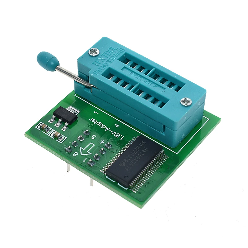 Imagem -04 - Adaptador para Placa-mãe 1.8v Spi Flash Sop8 Dip8 W25 Mx25 Uso em Programadores Tl866cs Tl866a Ezp2010 Ezp2013 Ch341