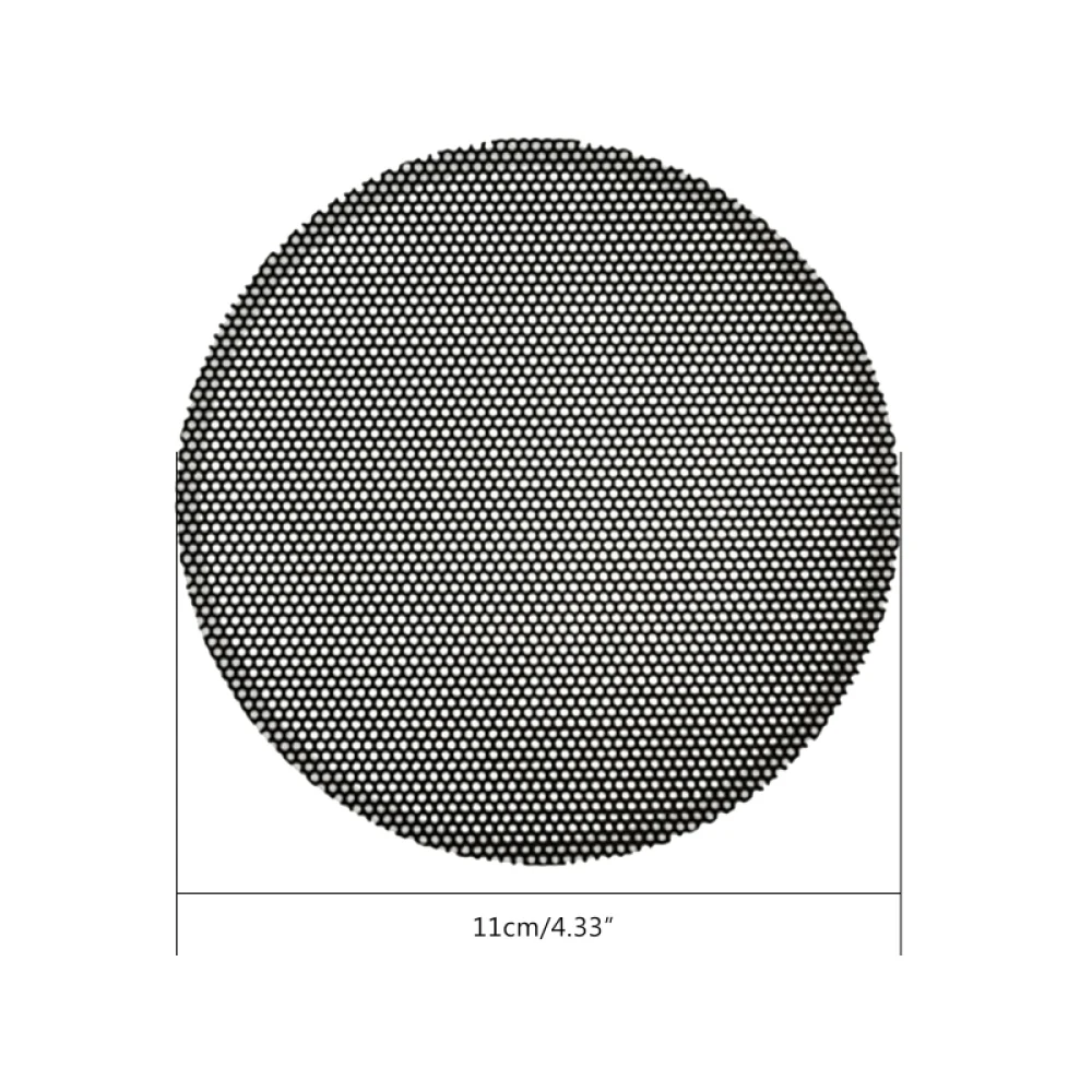 for PS5 Host Protective Mesh Net Round ​Dirt-proof Cover Filter Game Console Exterior Cover Spare Part PVC 2pcs Black