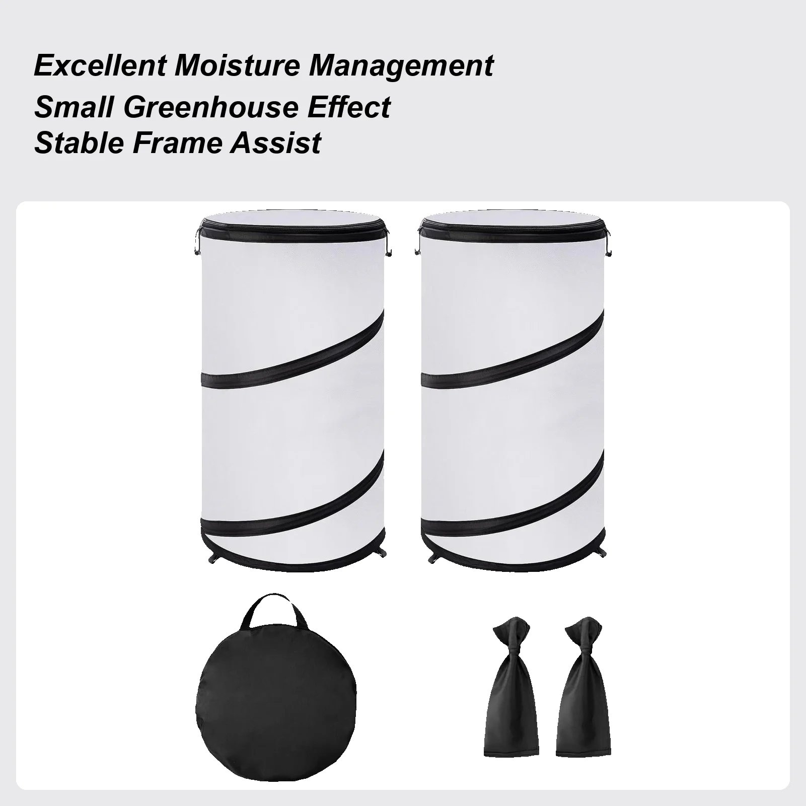 

Plant Covers For Winter Pop Design Shelter 2 Pieces Folding Round Breathable Plant Freeze Covers 20x12in For Greenhouse