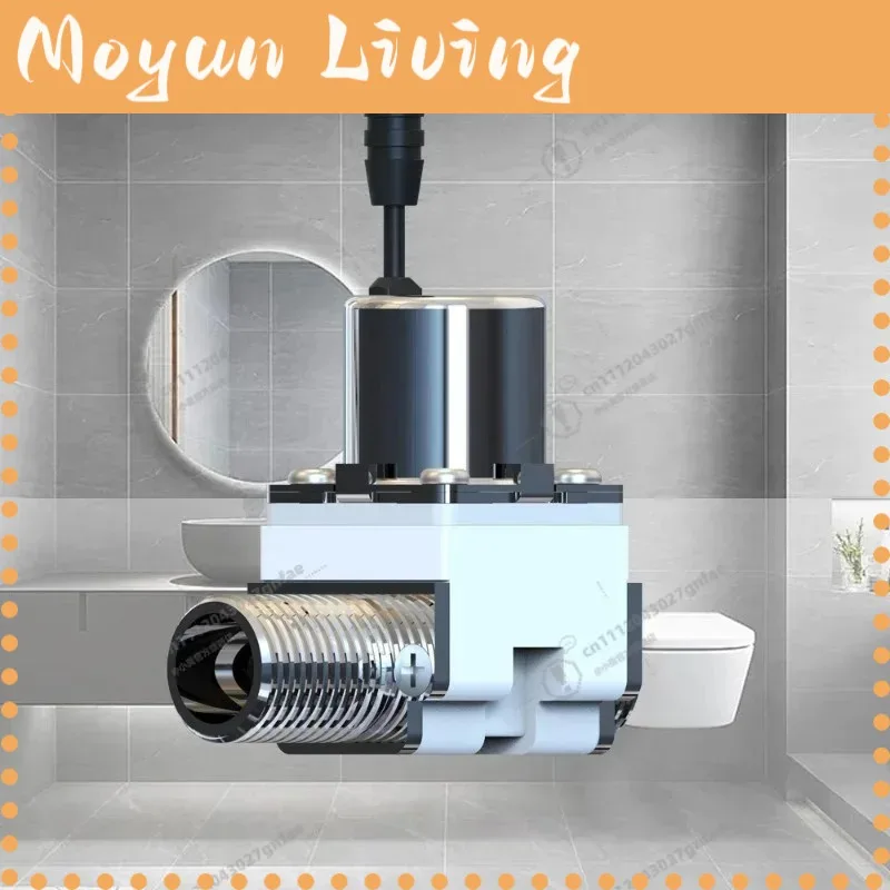 DC 6V Pulse Solenoid Valve G3/4 Inch Straight Through Type Water Valve for Smart Toilet Automatic Flushing Sensor Faucet