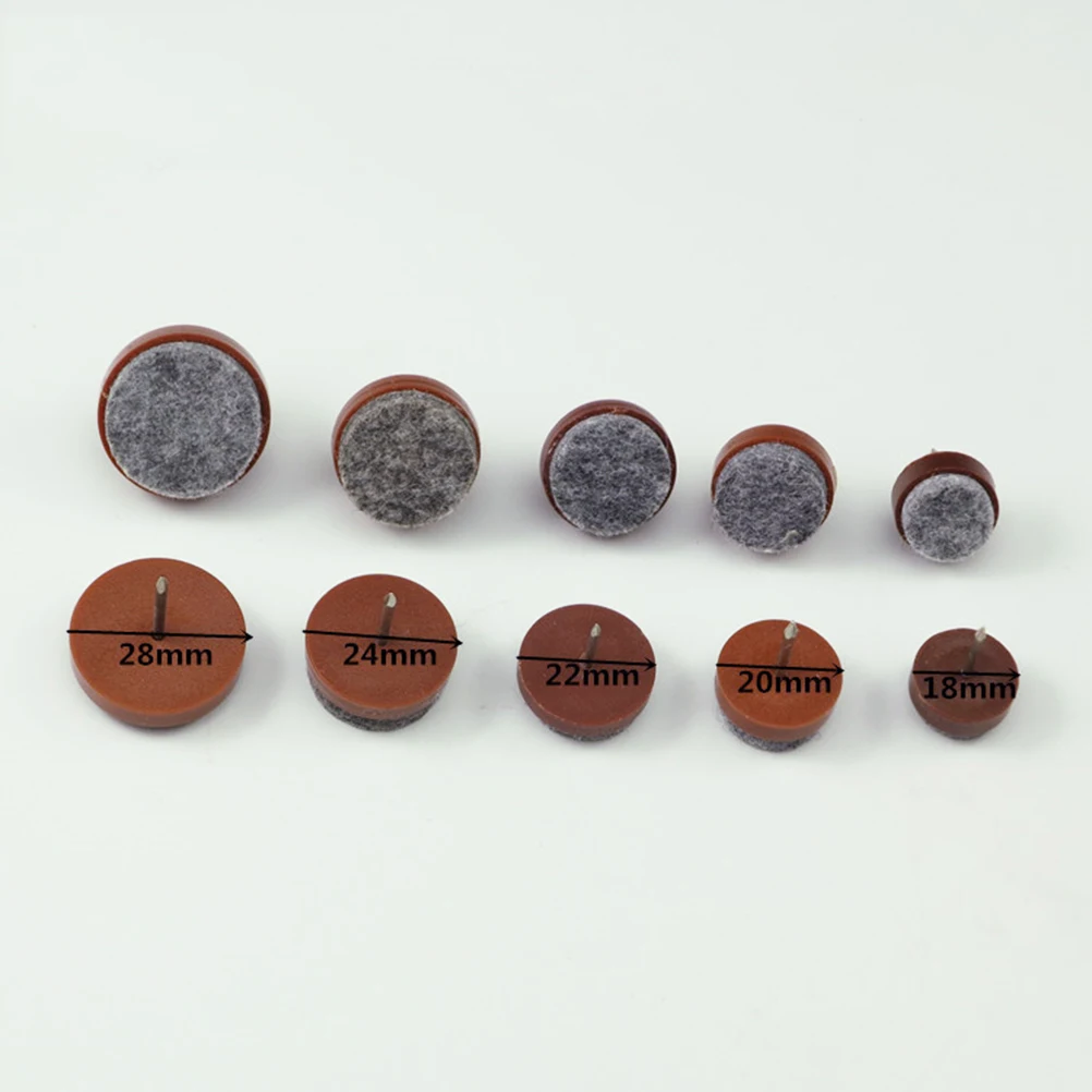 40pcs Furniture Mat Non-slip Sofa Foot Pad Table Chair Silicone Felt Feet Protector Parquet Floor Sliders Tightening