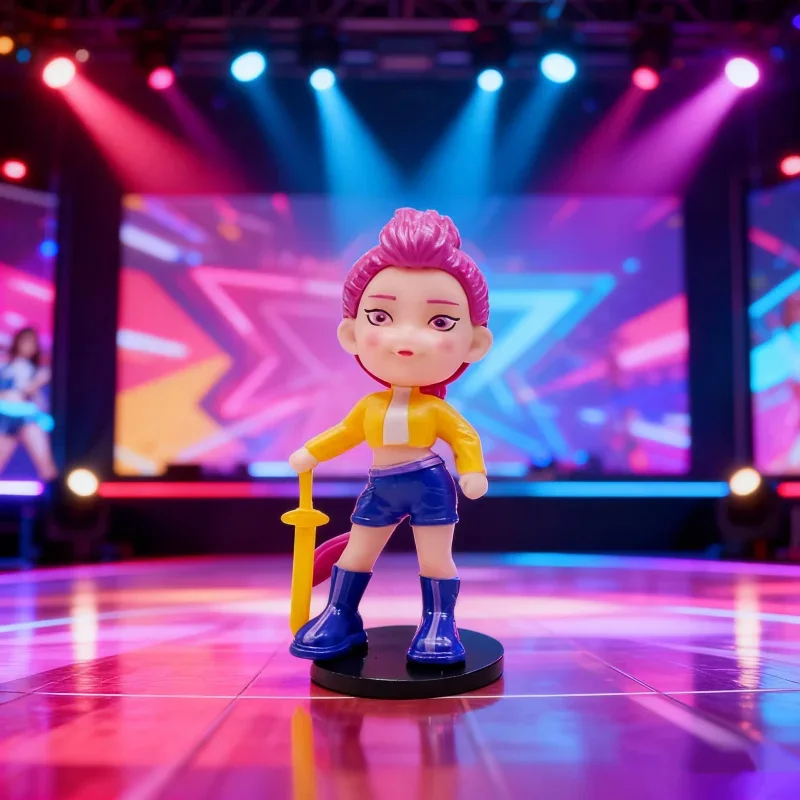 Kpop شيطان الصيادين أنيمي الشكل اللعب لطيف بولي كلوريد الفينيل المنقولة المفاصل عمل نموذج لجسم دمى الاطفال عيد ميلاد الديكور لعبة الهدايا