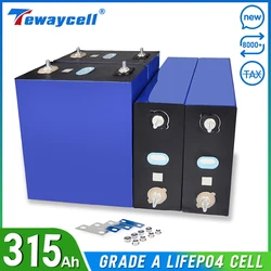 Tewaycell 3.2V 315Ah 320Ah Lifepo4 Lithium Ion Battery 12V 24V 48V Rechargeable Battery Pack for DIY Home Energy Storage