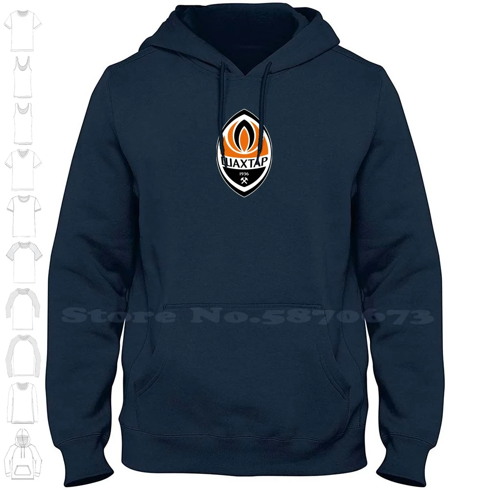 Shakhtar Donetsk Logo High-quality Hoodie 100% Cotton Sweatshirt