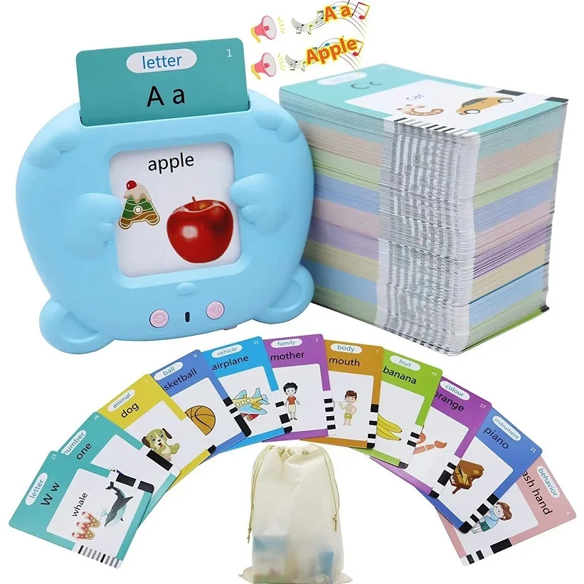 Kid Puzzle Word Toys Audio Electronic Cards Book Cognitive Boy Talking Learning Flash Song Card Insertion Education Card Machine