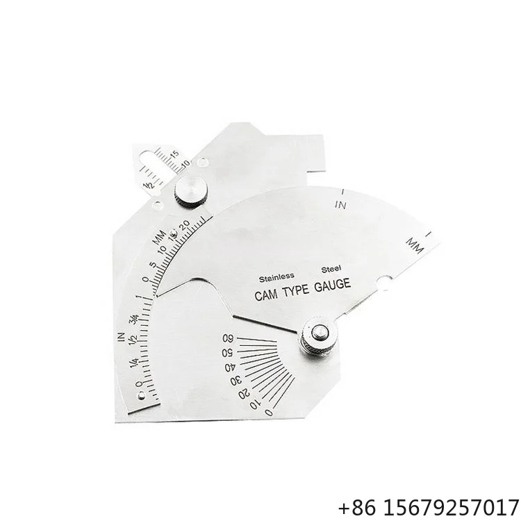 Cam-type fillet weld gauge welding inspecting ruler measuring ruler inspection