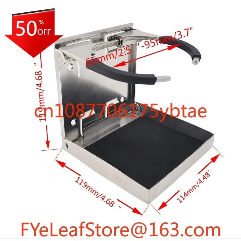 

Складной держатель для чашки из нержавеющей стали, держатель для чашки для чая, напитка, зеркальная полированная морская фурнитура, аксессуары, скоростной катер для яхты на колесах