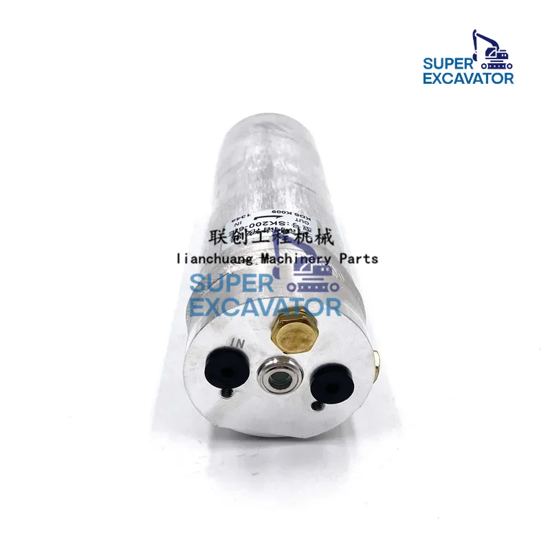 For Kobelco SK200 SK230 SK250 SK330 SK350 SK450-6-6E Air conditioner drying bottle Snow Cup Excavator Parts