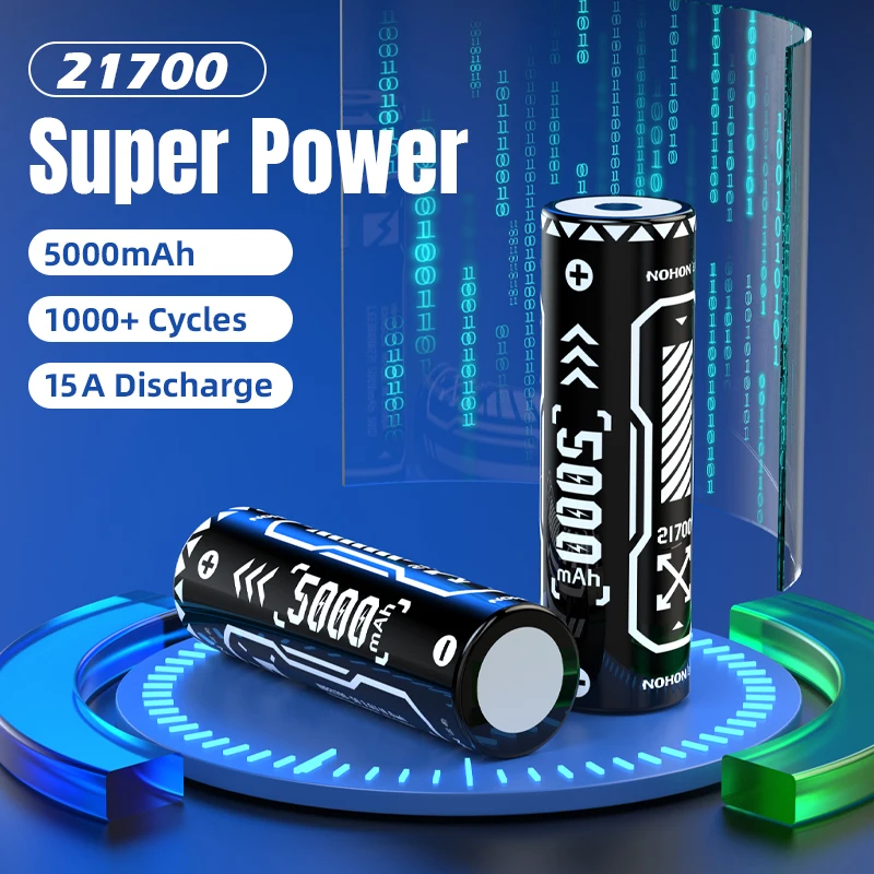 NOHON 60000mAh Power Bank Fast Charger 22.5W Detachable CCC Wireless Portable Charger 21700 PowerBank For iPhone Xiaomi Samsung