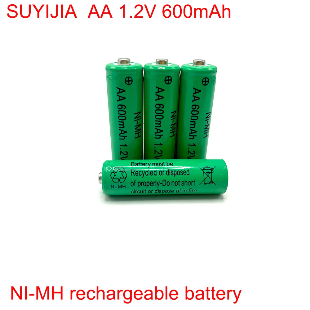 Nowy AA 1.2V Ni-MH akumulator 600mAh do latarka kamery zdalnego sterowania MP3/MP4 odtwarzacz golarka elektryczna zapasowy akumulator