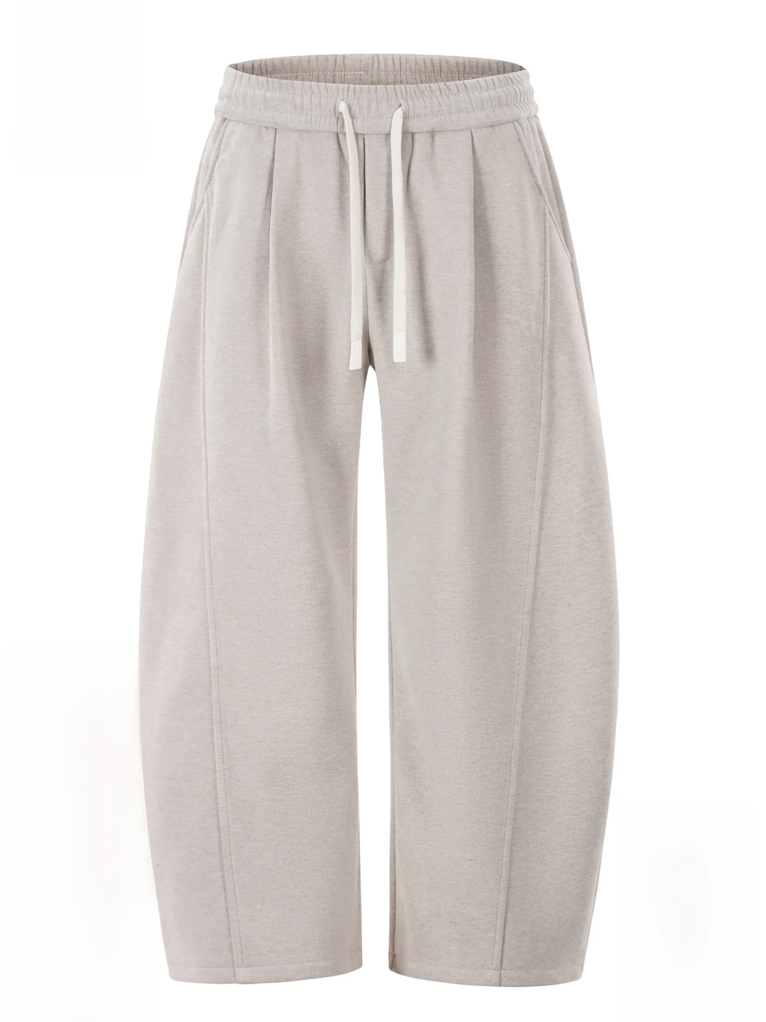 

PaulFrank Fce Lined Wide Leg Men's Casual Pants Winter Comfortable Loose Fit Sports Sweatpants with ket Casual Trousers