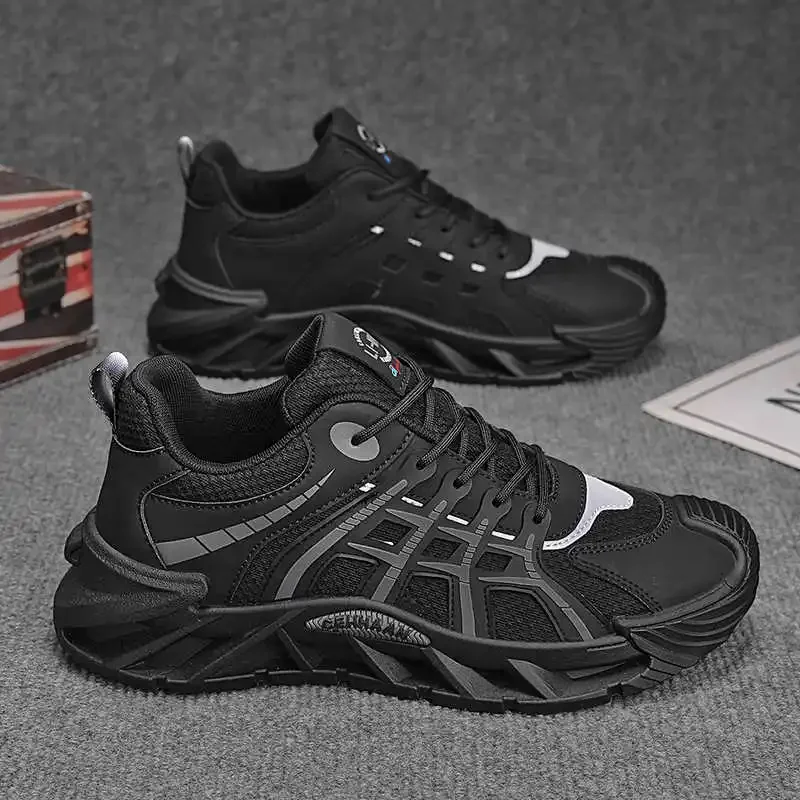 

Increases Height Flatform Sports Shoes Men Black Walking Mens Designer Sneakers Dropshipping Fast Delivery Krasovki