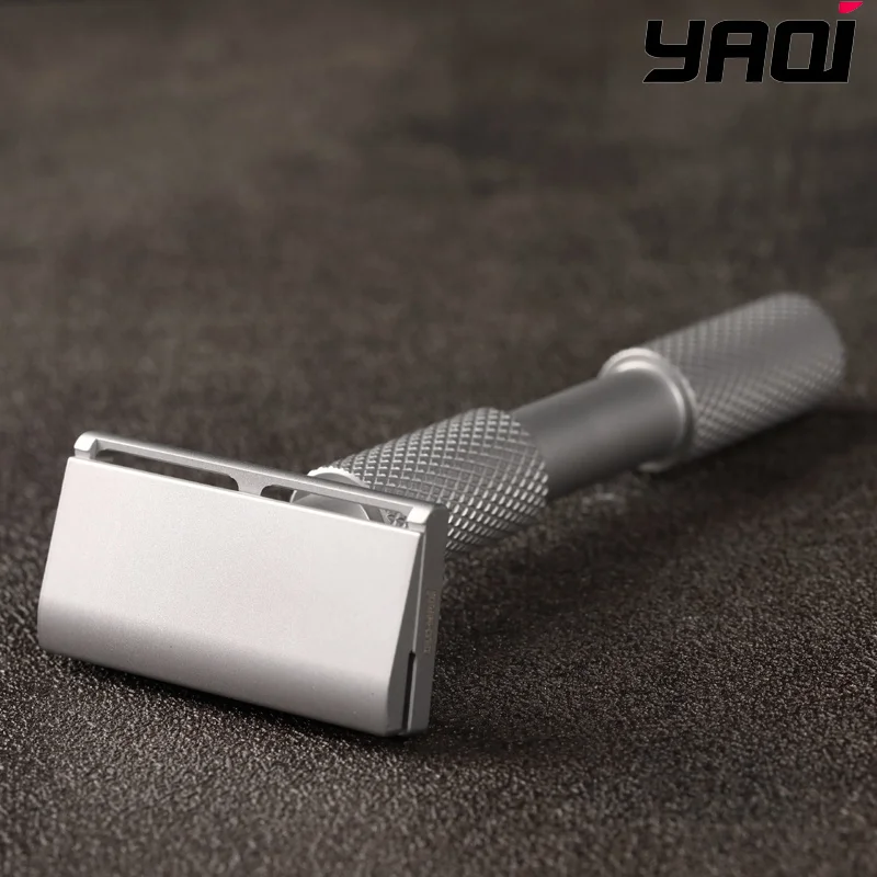 

YAQI 2026 Beard Shaver Aileron GEM Blade Safety Razor - Traditional Shaving Razor with 3 Plates For Smooth Comfortable Cut
