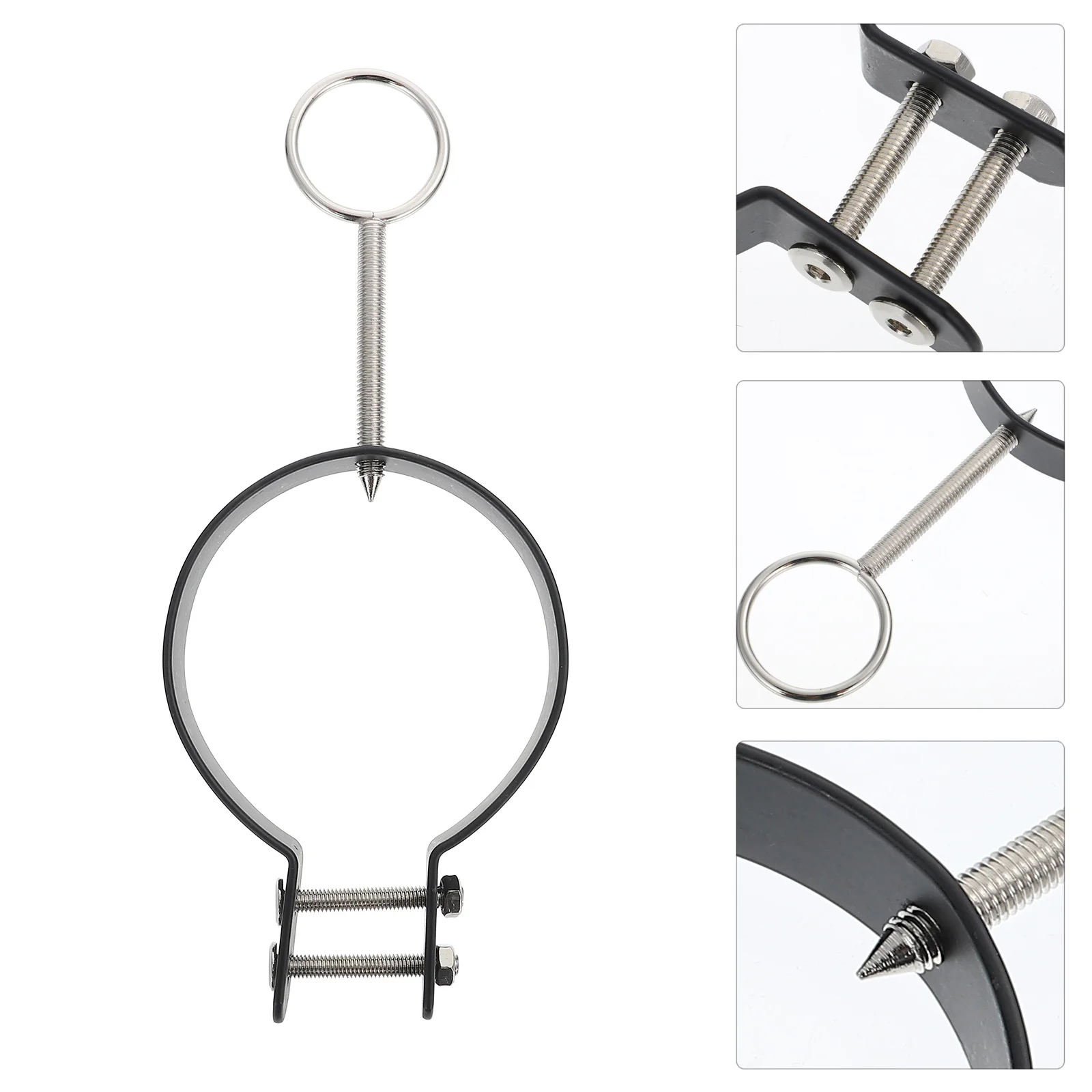 

1Pcs Spanish Ham Holder Strong Iron Build Simple Installation for Parties Banquets Home Use Storage Rack Black Storage Rack