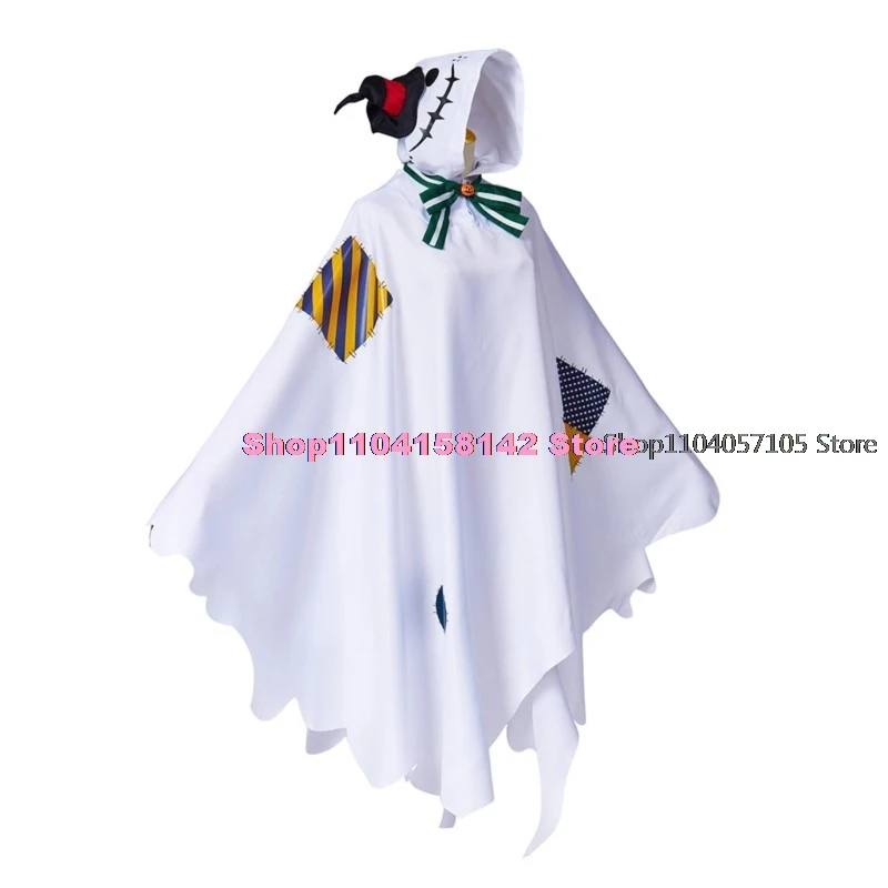 Anime Mijn Boku Geen Held Academia Izuku Midoriya Cosplay Kostuum Halloween Ghost Capuchon Mantel