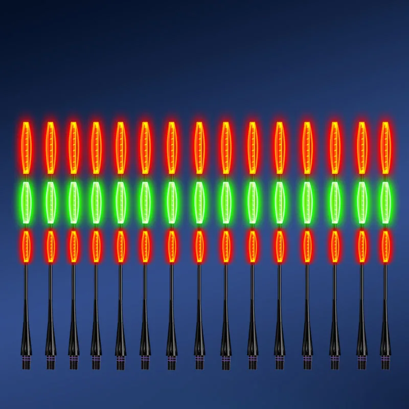 

15pcs/Lot DIY Optical Fiber Antenna Upper Parts Fishing Floats LED Electric Bobbers Luminous Light Sticks Drift Tail