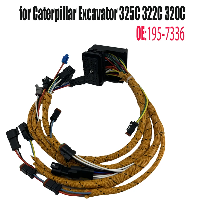

195-7336 1957336 for Caterpillar excavator 322C 325C 325CL M325C E325C grader 120H 135H Engine 3126B Wire harness