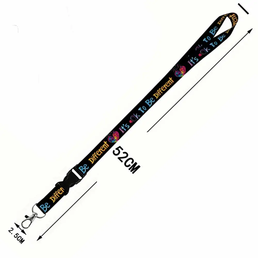 Beautiful characters Lanyard Keys Chain Badge Holder ID Credit Card Pass Hang Rope Lariat Mobile Phone Charm Accessories Gifts