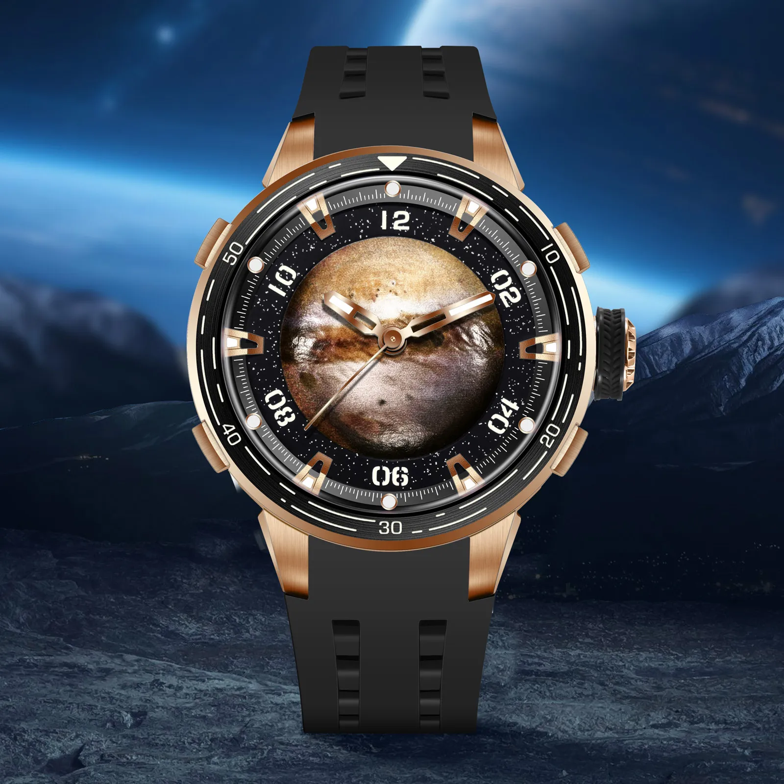2026 PIDNU Markendesign Neue Star-Serie Mechanische Uhr Herren Japan 8215 Uhrwerk Herrenuhr Wasserdichte Automatische Luxusuhr – Detail 13