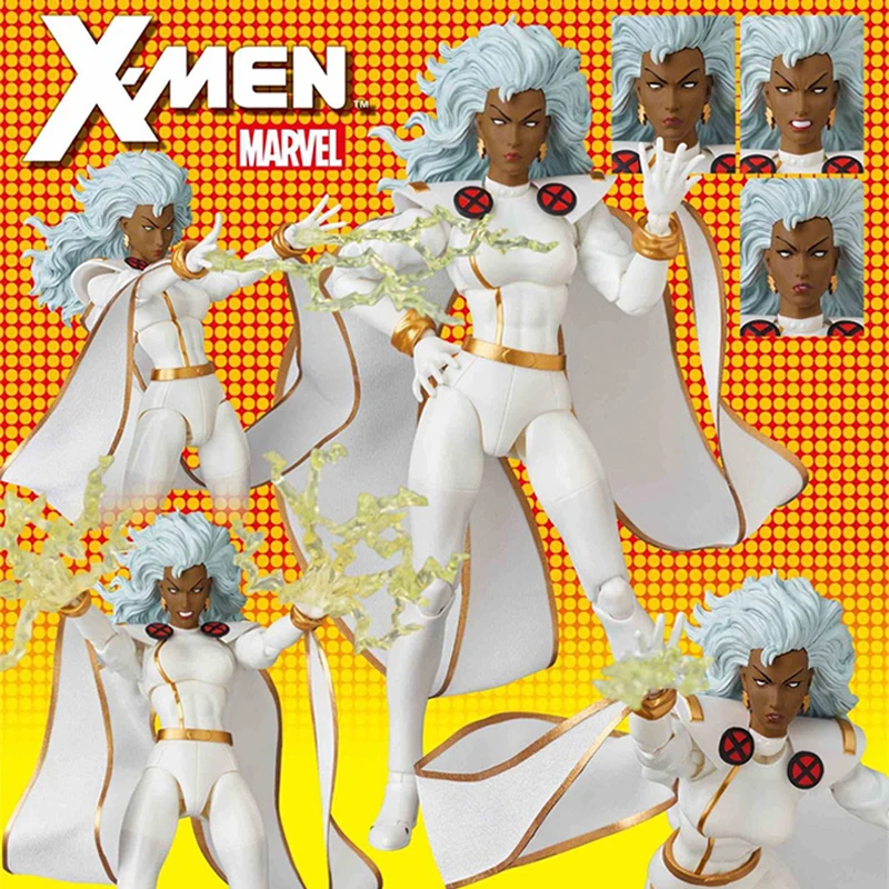 

Medicom Toy Marvel MAFEX X-Men's Storm Women's STORM Comic Edition Hands-on Static Model Gift for Male and Female Students