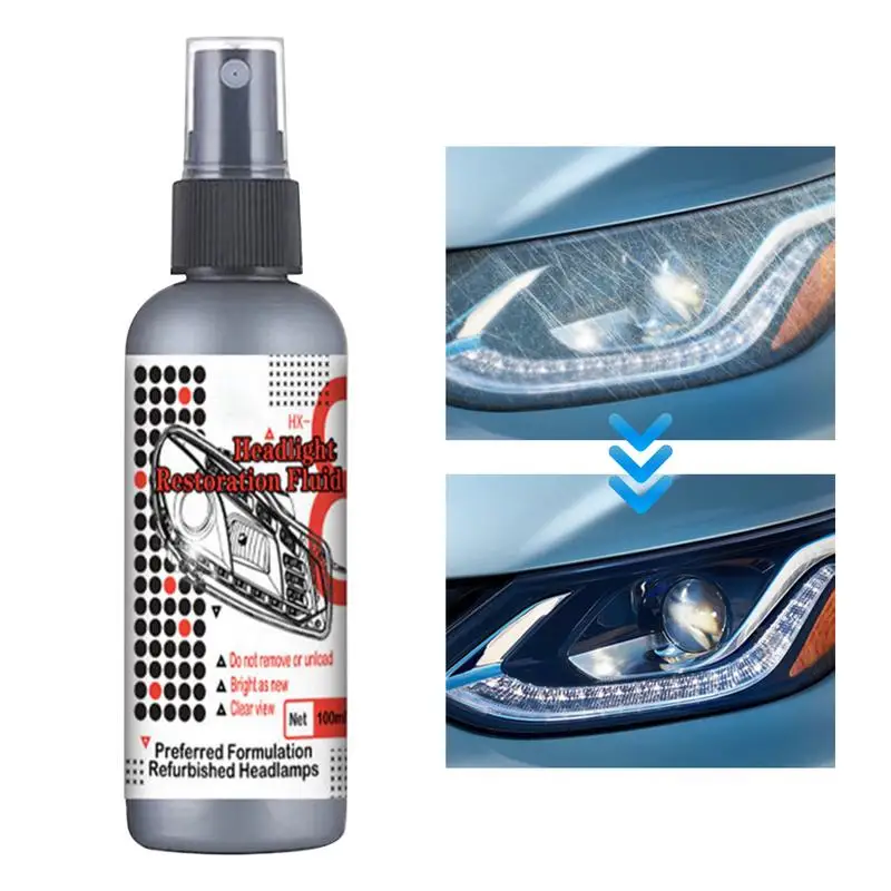 

100ml Car Headlight Polishing Agent Scratch Remover fluid scratch remover Renewal Polish Maintenance Liquid Kit Auto Accessories