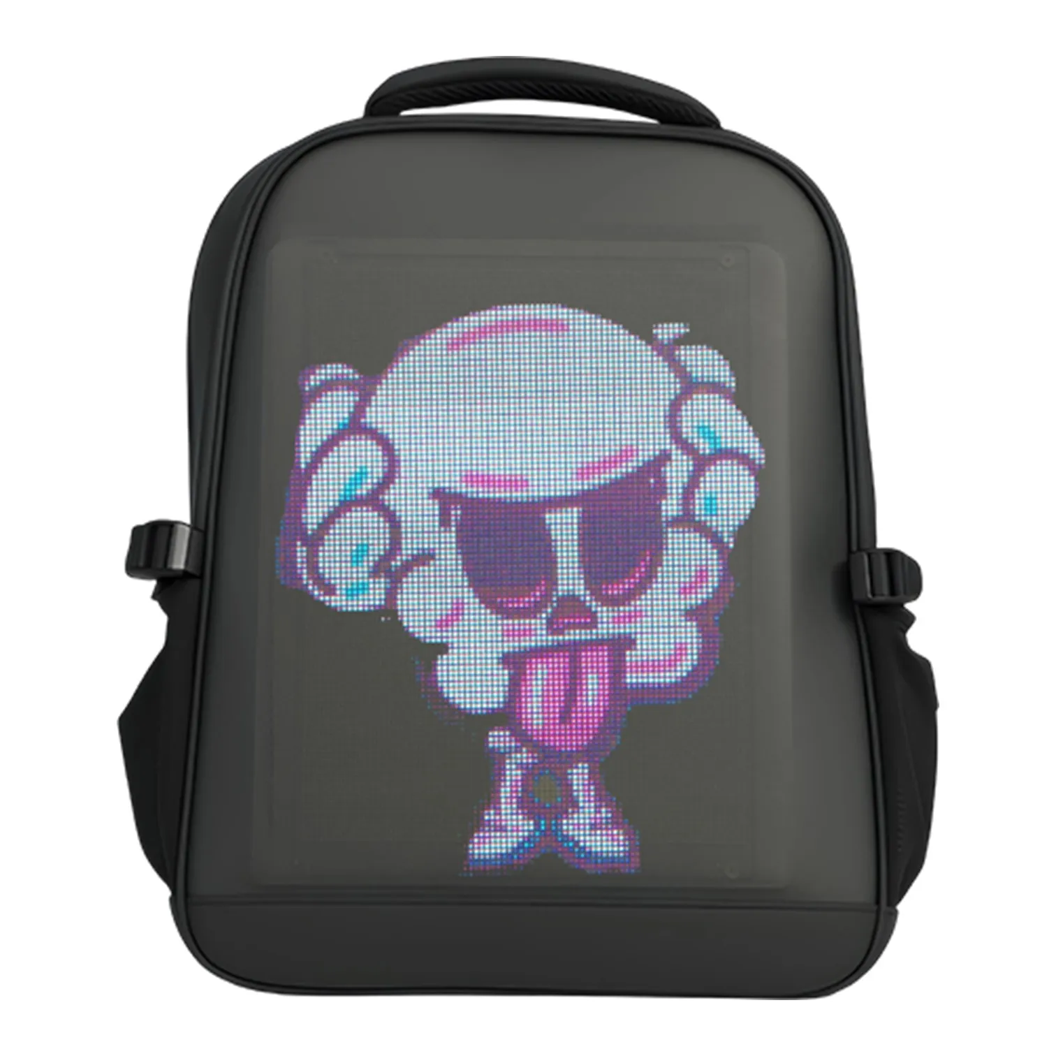 LOY T17-2 HD LED Screen Backpack Funny Anime Gift Text Display Advertising Bag App Control Special Schoolbag for Children