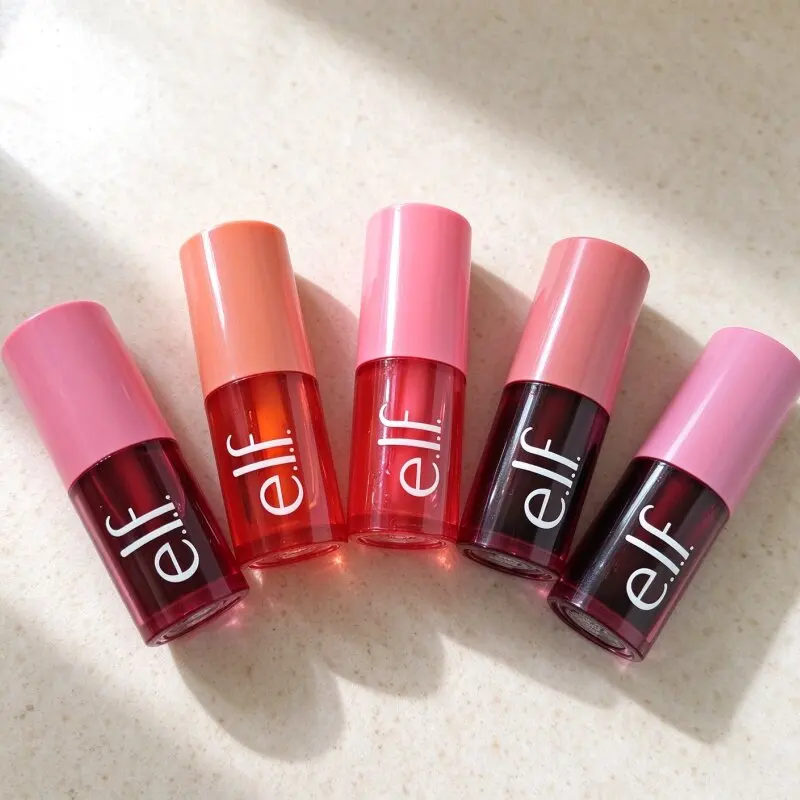 Hot Brand Elf 2 in1 Liquid Blusher Putty Blush Cream Long Lasting Moisturizer Glow Reviver Lip Oil Hydrating Lip Gloss Makeup