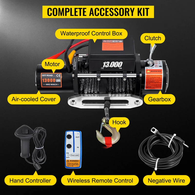 ونش كهربائي للطرق الوعرة 12 فولت/24 فولت 3000 رطل 4500 رطل 6000 رطل 10 محرك منتج جديد 2020 مخصص توفير سلك حبل رافعة كهربائية #4